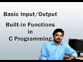 How the basic built-in functions helps C programming