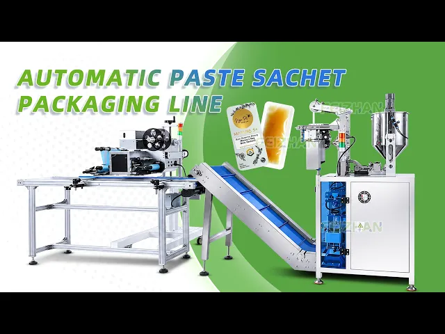 Automatic Sachet Filling Sealing Labeling Line