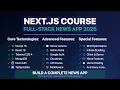 Build a Fullstack News App with Next js 15 Admin Panel Google Auth Server Actions API Routes