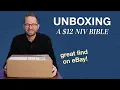 Unboxing a 12 NIV Bible from eBay