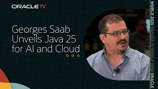 Java 25 Release Powering Enterprise AI and Cloud Innovation on Oracle TV at AI World 2025