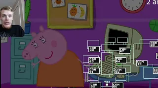reaction peppa pig but its five nights at freddys