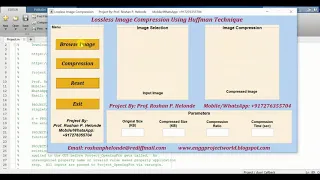 Lossless Image Compression Using Huffman Algorithm Matlab Project With Source Code