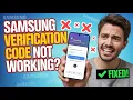 How To Fix Samsung Account Verification Code Not Received