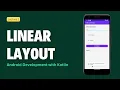 22 Linear Layout - Part 1 Android Hands-on Celsius to Fahrenheit Android app