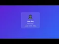 Glassmorphism Profile Card - Modern Frontend Projects with HTML CSS