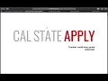 CSU Application Transcript Entry