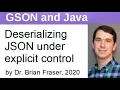 Deserializing JSON GSON and Java
