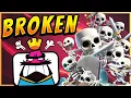 1ST TIME in CLASH ROYALE HISTORY TRIPLE GRAVEYARD DECK