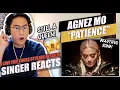 AGNEZ MO - Patience | SINGER REACTION