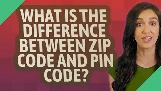 What is the difference between zip code and PIN code