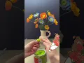 Corn poppy flowers tutorial how to make pipe cleaner flower DIY gift ideas for friends