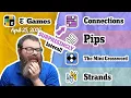 NYT Connections Pips Mini Crossword and Strands April 25 2026