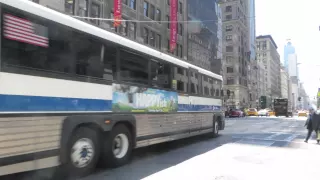 MTA Bus Midtown bound D4500CL 3309 BxM7 at 40 Av