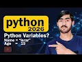 Python Variables Explained in 5 Minutes Beginner Friendly Lecture - 6
