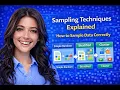 Sampling Techniques in Data Science Explained Simply