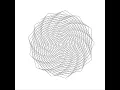 Discrete polygonal spiral Hexagonal using Python Turtle