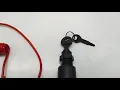 JSProxam Ignition Key Switch Safety Lanyard Evinrude Replacement For Johnson OMC 5005801 175974