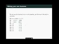 Ch 10 1 Review of how to write and apply functions