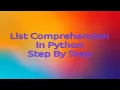 List Comprehension in Python Complete Tutorial in Marathi Beginner to Advanced
