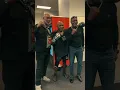 Download Lagu Tyson, Holyfield \u0026 Lennox Lewis Face Off Backstage Before Tyson vs Jake Paul Fight! #paultyson