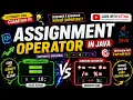 Assignment Operators in Java Explained Compound Assignment Java Marathi
