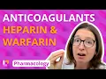 Anticoagulants heparin warfarin - Pharmacology