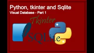 Python SqLite and Tkinter part 1
