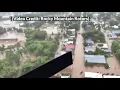 Aerial view of Augusta flooding