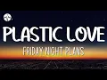 Friday Night Plans - Plastic Love lyrics (Romaji lyric video)🎵