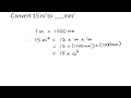 38MEF Convert physical units m and mm