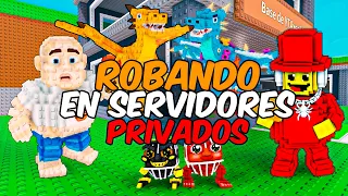 ROBANDO EN SERVIDORES PRIVADOS EN STEAL A BRAINROT *Muy Epico*