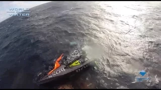 Capsize/Rescues in TJV in the World on Water Nov 1 World Sailing News Show. Alex Thompson rescued