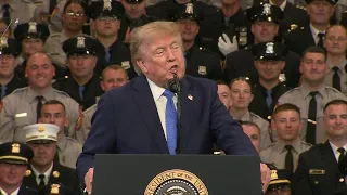 LIVE President Donald Trump highlights crime reduction in New York