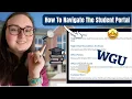 How to Navigate the Student Portal WGU