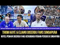 DIKEJAR FANS‼️Thom Haye \u0026 Eliano Mendadak Jadi Idola Baru Singapura Pertanda Persib Lolos 16 Besar