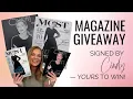 Cindy Busby Magazine Giveaway Win Signed Copies of Ouch MOST Magazine