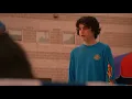 Anthony staring at Sam s friends S5E4 Cobra Kai