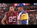 Jimmy Garoppolo s Postgame Gesture to Nick Bosa George Kittle