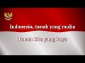 Lagu Indonesia Raya stanza 2 dengan teks