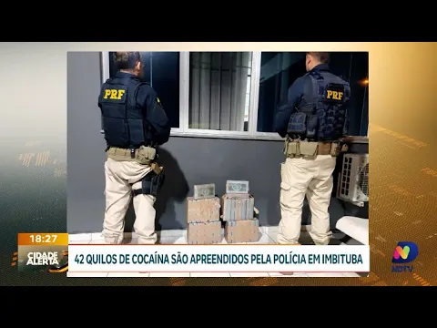 Fiscalização eficiente: Polícia Federal apreende 42 kg de cocaína em Imbituba, na BR-101