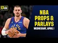 NBA Best Props and Parlay Picks on Tatum and Jokic s rebounds three-point shooters to target