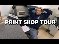Lazy Millennial Digital Print Shop Tour Starting Book Magazine Printing Binding Publishing Business