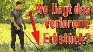Ich suche VERLORENES ERBSTÜCK!! (Mit Metalldetektor) - Schatzsuche