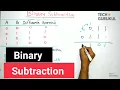 15 Binary Subtraction Binary Arithmetic - Digital Electronics TECH GURUKUL