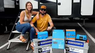 How We Transformed Our RV To Go OFF GRID! RV Solar & Lithium Battery Install – S4EP22