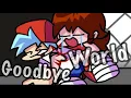 Lagu FNF Goodbye World |Lyric video|Memories Lain|