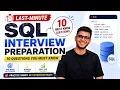 10 SQL Interview Questions That Can Save Your Interview