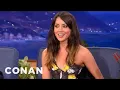 Aubrey Plaza F You Old People I m Going To Live Forever CONAN on TBS
