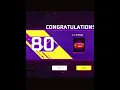 Download Lagu FREE FIRE  LEVEL UP 80 LEVEL REWARD NEW OLD N GOLD ACHIEVEMENT GARENA FREEFIRE Yᴇᴀsʜᴀ Gᴀᴍᴇʀ#shorts